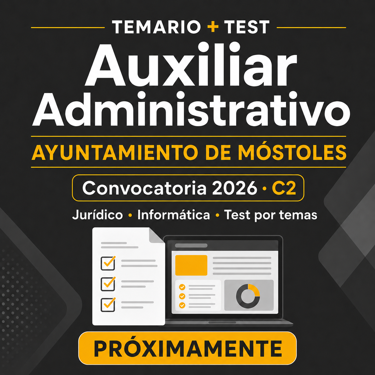 Temario Auxiliar Administrativo Ayuntamiento de Móstoles